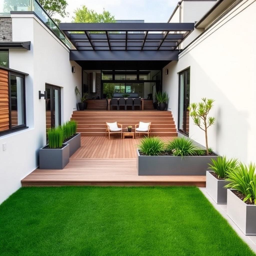 Modern Terrace Landscape