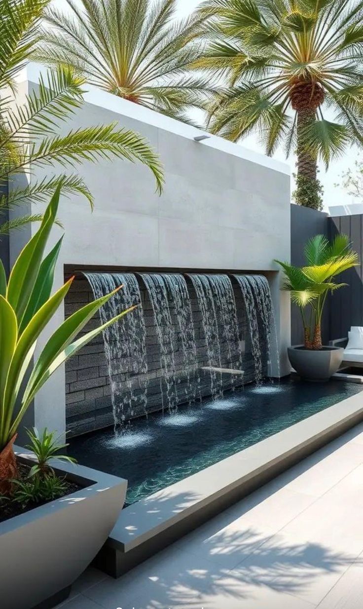 Cascading Waterfall Fountain